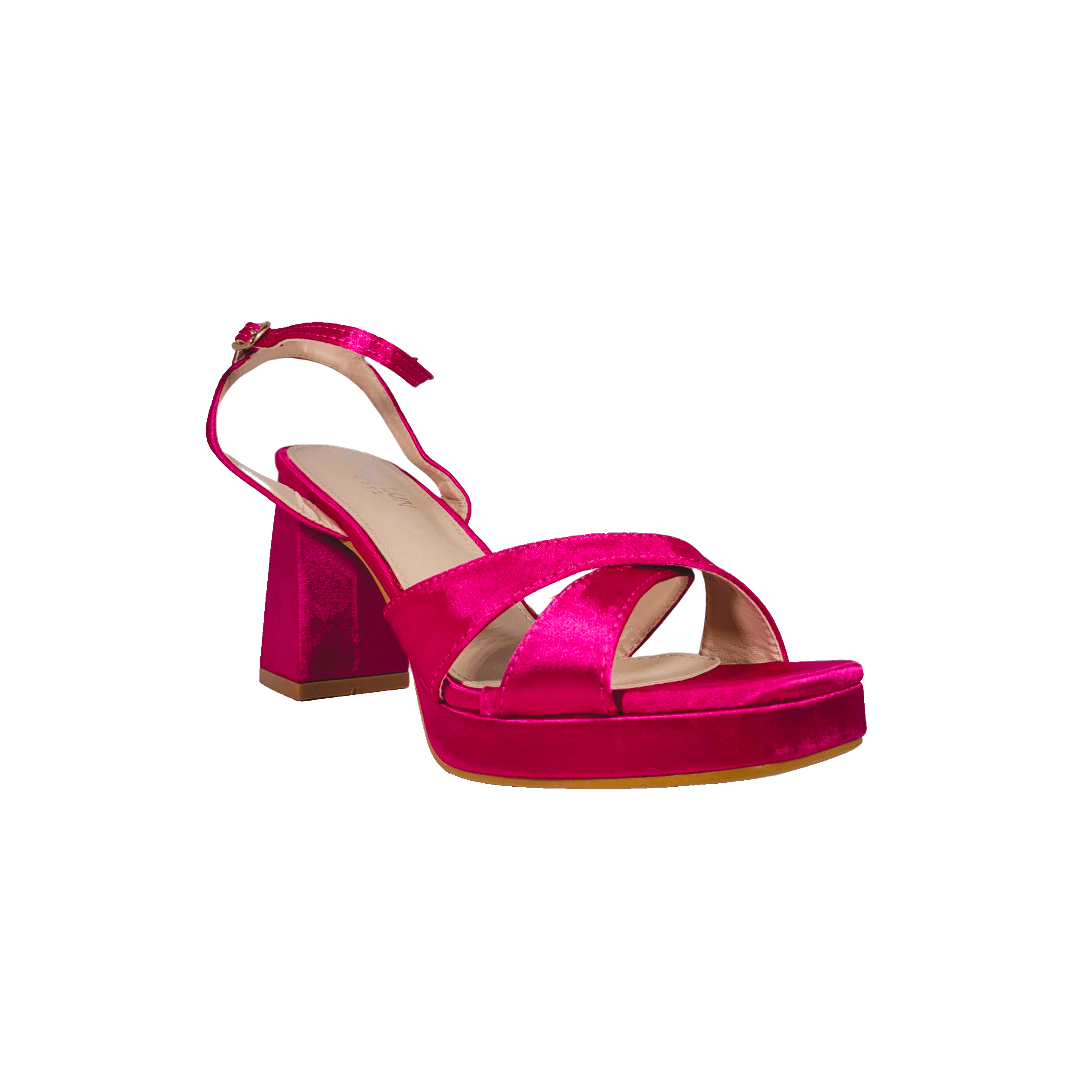 SANDALIAS DE FIESTA HUALUNAOTE FUCSIA | T2132 HUALUNAOTE 40 - CalzadosPaola