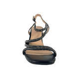 SANDALIAS DE FIESTA HUALUNAOTE NEGRO CASUAL MUJER T2212 HUALUNAOTE 36 - CalzadosPaola