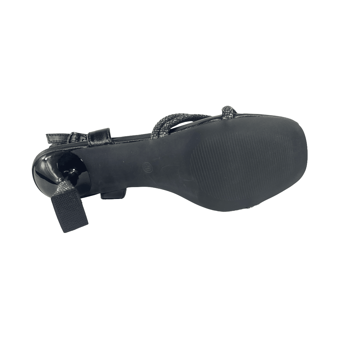 SANDALIAS DE FIESTA HUALUNAOTE NEGRO CASUAL MUJER T2212 HUALUNAOTE 36 - CalzadosPaola