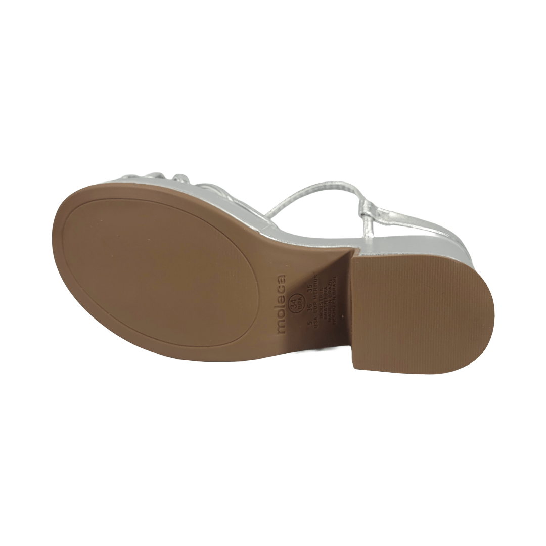 SANDALIAS DE FIESTA MOLECA PLATEADO MUJER | 5549.110.30838 - 41 1 MOLECA 35 - CalzadosPaola
