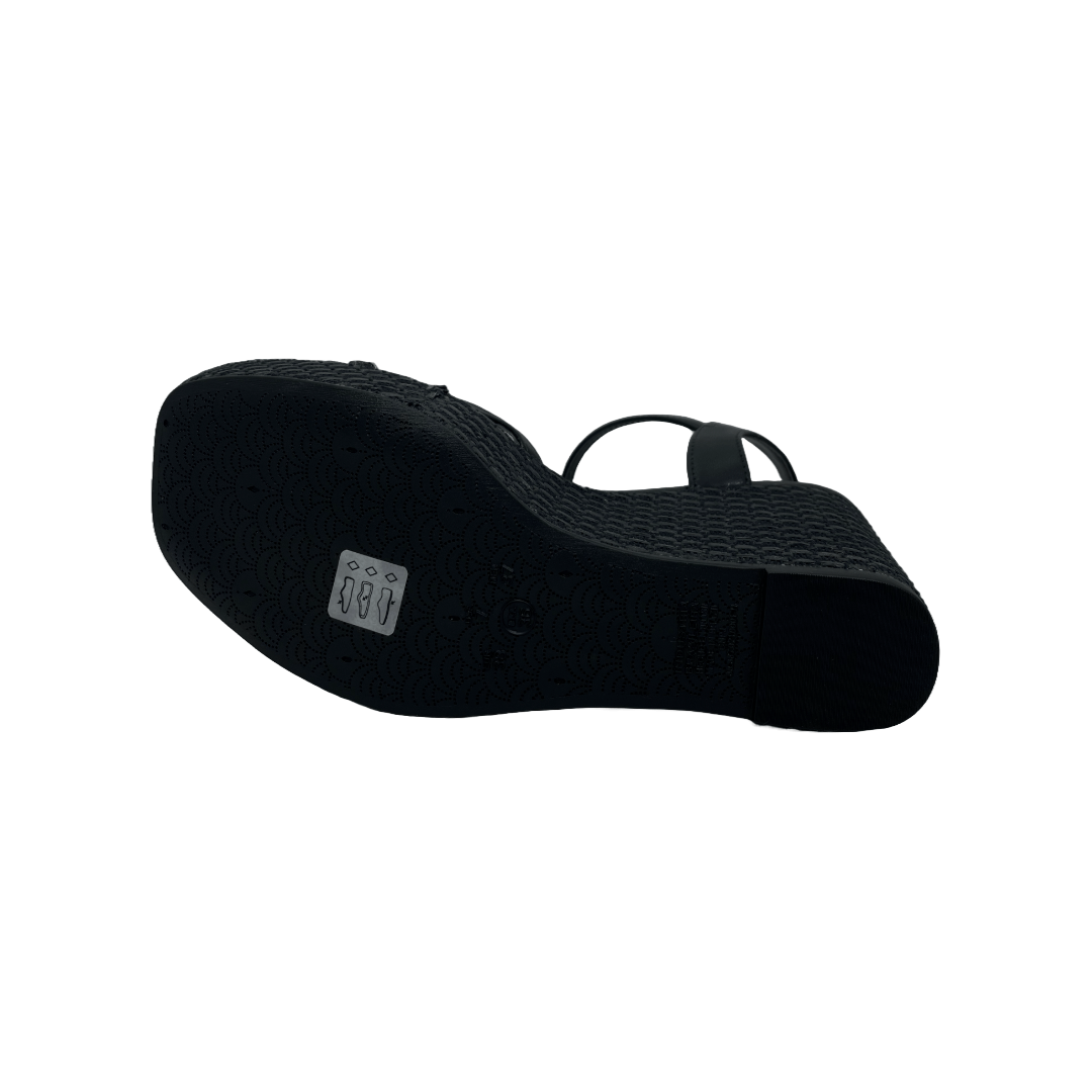 SANDALIAS DE FIESTA VIA MARTE NEGRAS | 23 - 11503 - 01 VIA MARTE 39 - CalzadosPaola