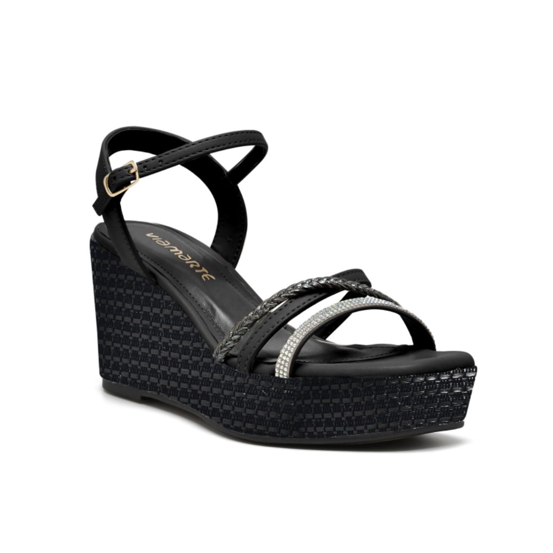 SANDALIAS DE FIESTA VIA MARTE NEGRAS | 23 - 11503 - 01 VIA MARTE 39 - CalzadosPaola