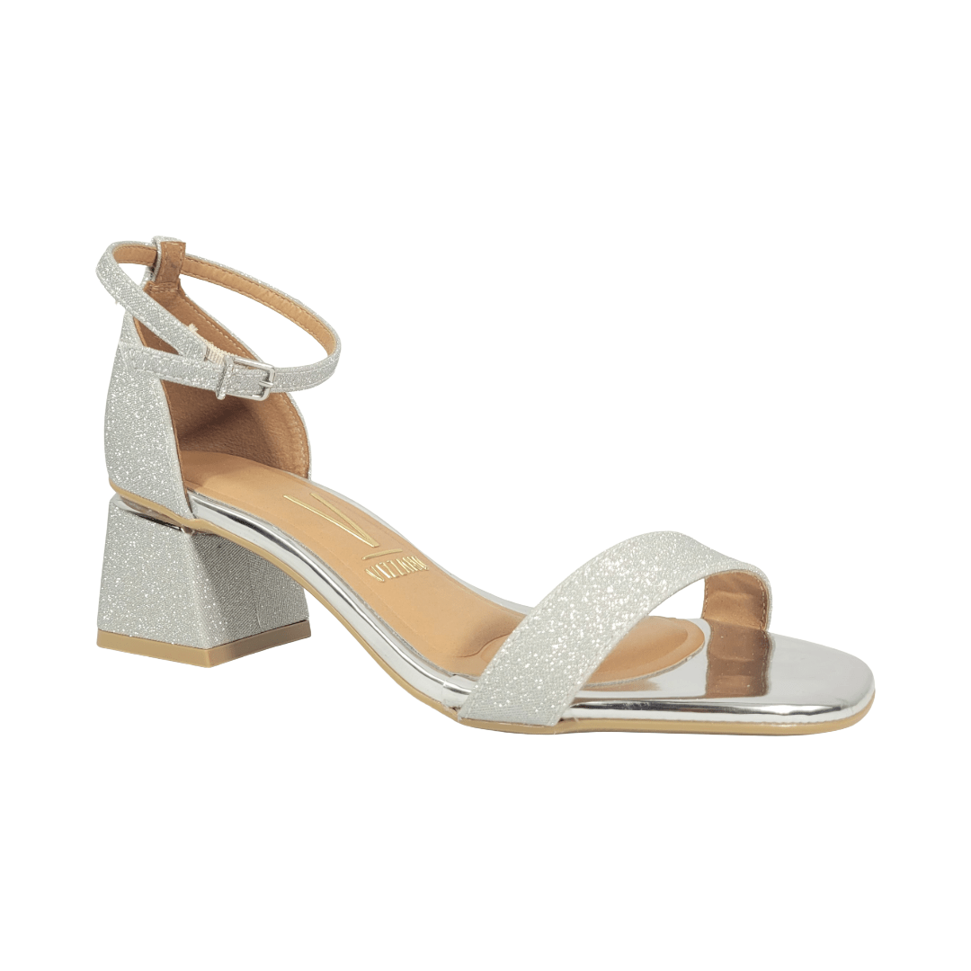 SANDALIAS DE FIESTA VIZZANO PLATEADO MUJER | 6428.104.26594 - 41 VIZZANO 34 - CalzadosPaola