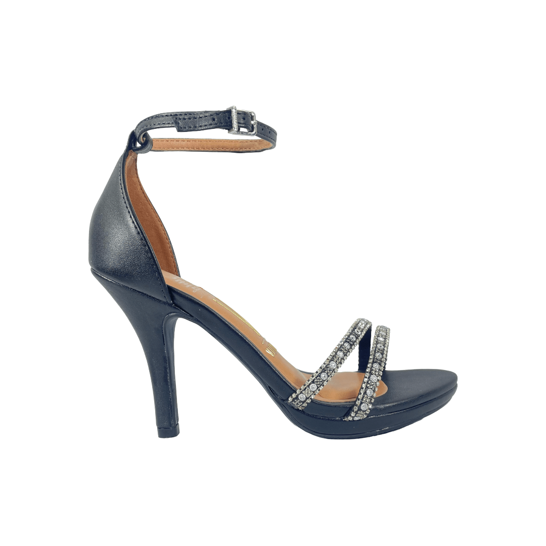 SANDALIAS DE FIESTA VIZZANO STILETTO NEGRO MUJER | 6210.1044.29059 - 100625 VIZZANO 34 - CalzadosPaola
