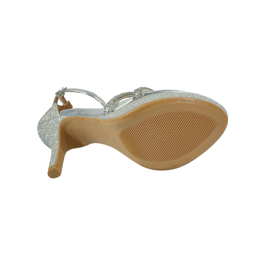 SANDALIAS DE FIESTA VIZZANO STILETTO PLATEADO MUJER | 6210.1044.29830 - 94074 VIZZANO 34 - CalzadosPaola