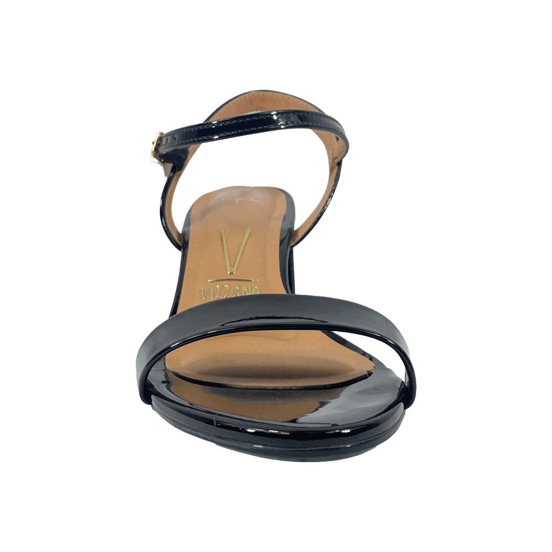 SANDALIAS DE FIESTA VIZZANO TACO CUADRADO NEGRO MUJER | 6291.900.13488 - 15745 VIZZANO 34 - CalzadosPaola