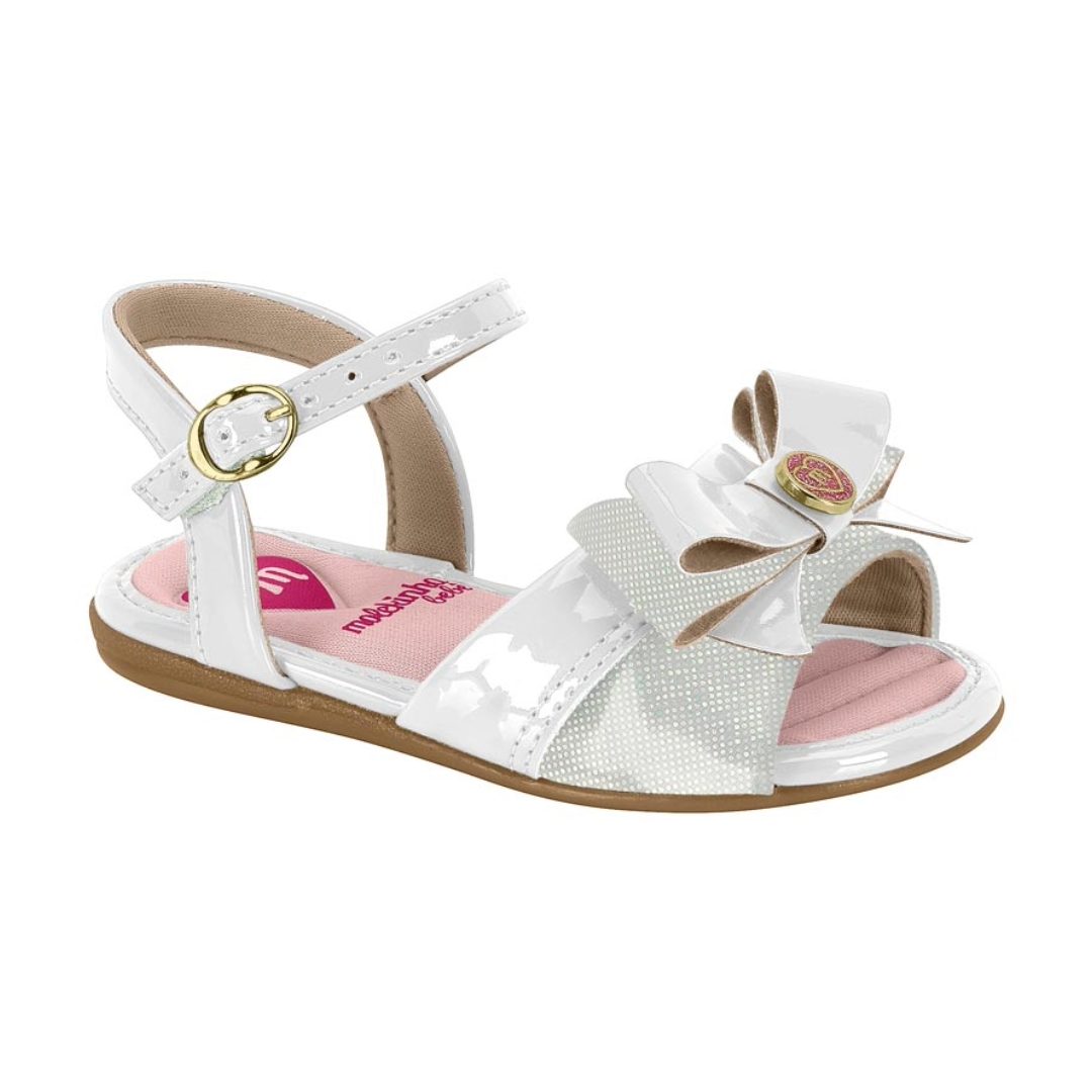 SANDALIAS MOLEKINHA BLANCAS (NIÑAS) | 2112.676.26647 - 16072 MOLEKINHA 25 - CalzadosPaola