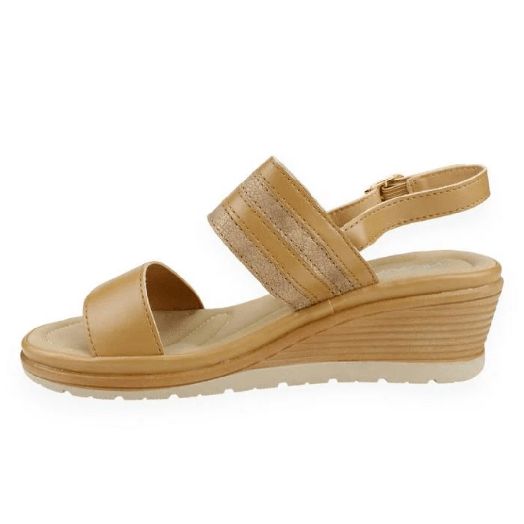 SANDALIAS NEW WALK CAMEL MUJER A2152 - 303 - CA NEW WALK 35 - CalzadosPaola