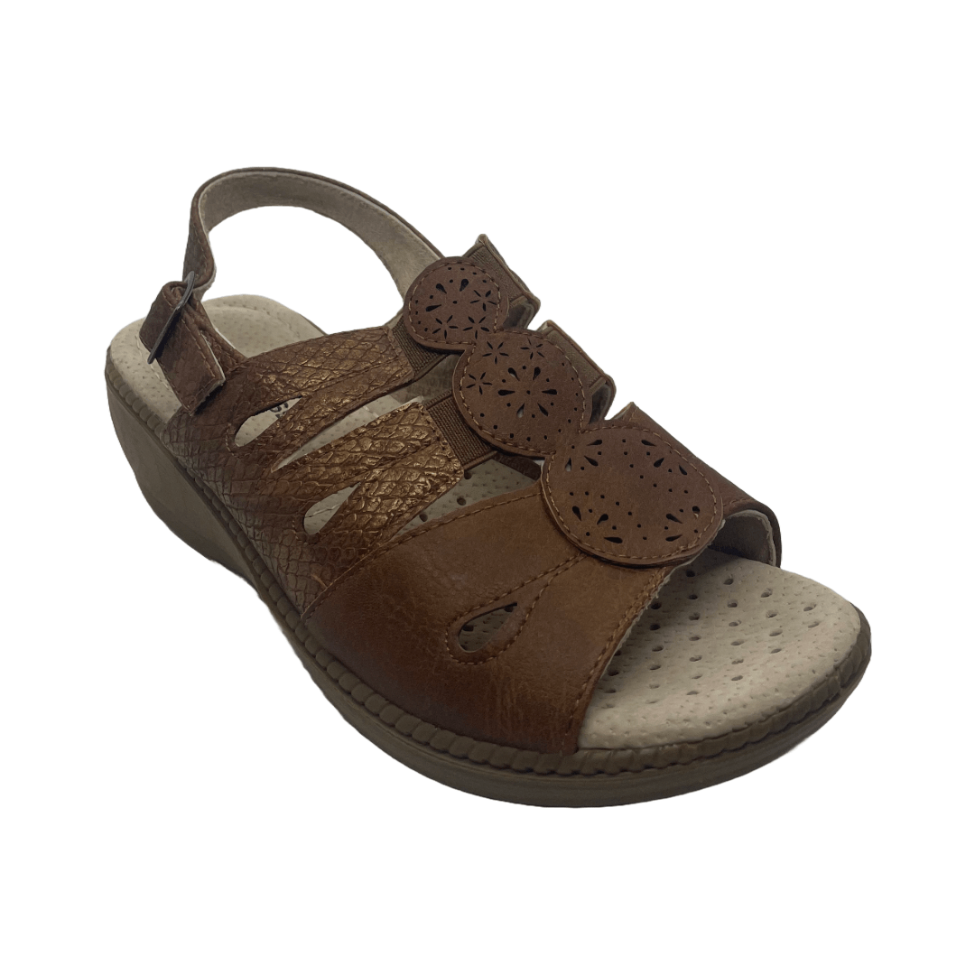 SANDALIAS PASSER CARAMELO | 264 PASSER 35 - CalzadosPaola