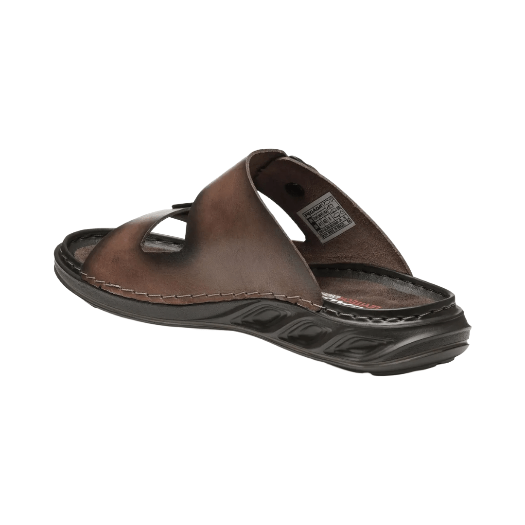 SANDALIAS PEGADA CAFE DE HOMBRE 134106 - 02 PEGADA 39 - CalzadosPaola