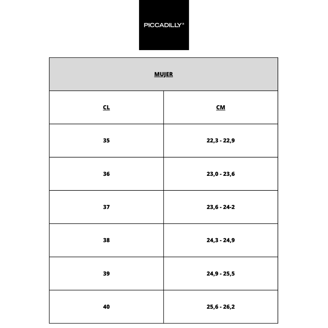 SANDALIAS PICCADILLY FRAN NEGRO MUJER PI - 47400200000034 PICADELLY 35 - CalzadosPaola