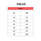 SANDALIAS POLICE BLACK PO - POS25B008 POLICE 35 - CalzadosPaola