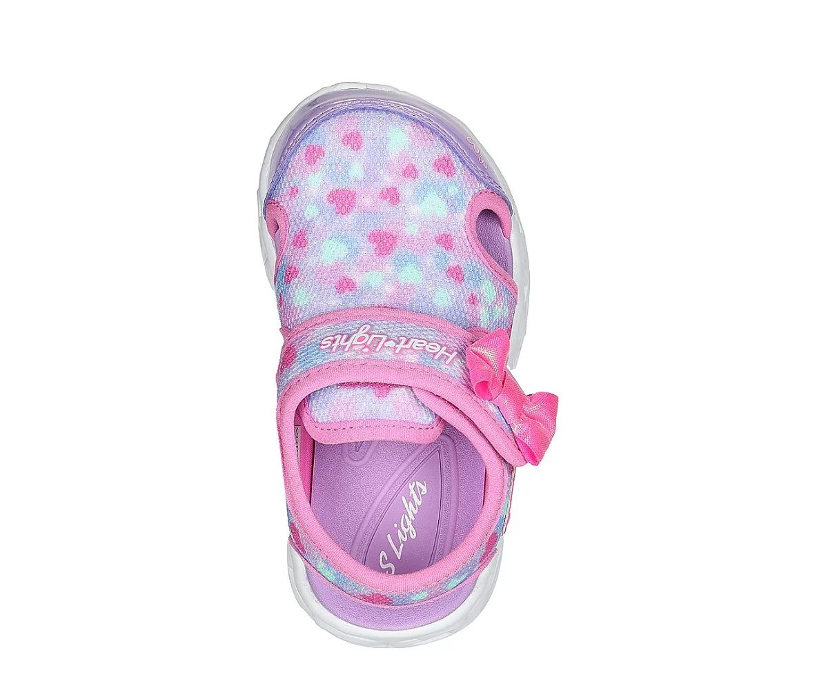 SANDALIAS SKECHERS HEART LIGHTS BEBES 303250N - PKLV SKECHERS 20 - CalzadosPaola