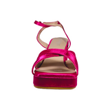SANDALIAS DE FIESTA HUALUNAOTE FUCSIA | T2132