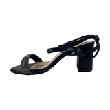 SANDALIAS DE FIESTA HUALUNAOTE NEGRO MUJER | T2172