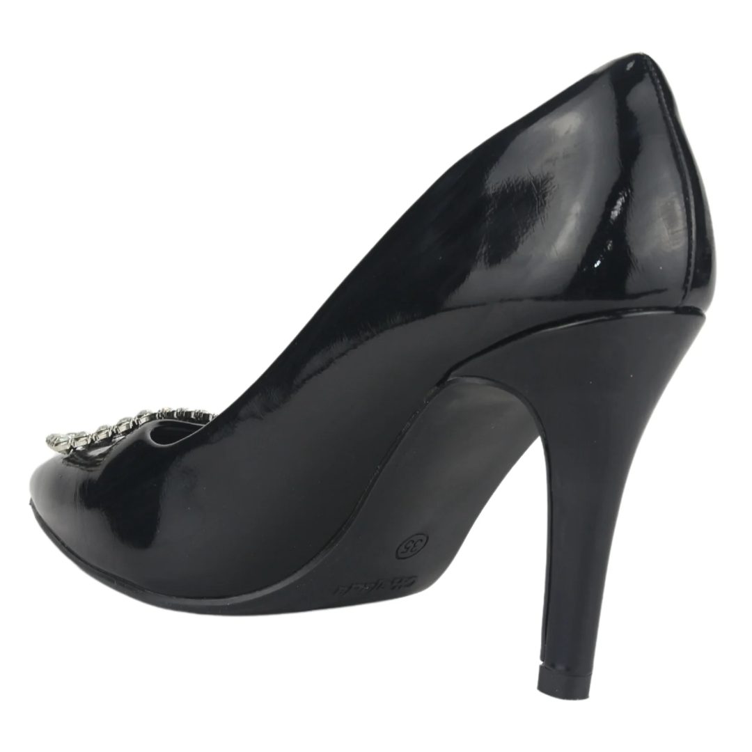 TACONES CHALADA MUJER BLACK 5 - CRISTAL - 5 CHALADA 40 - CalzadosPaola