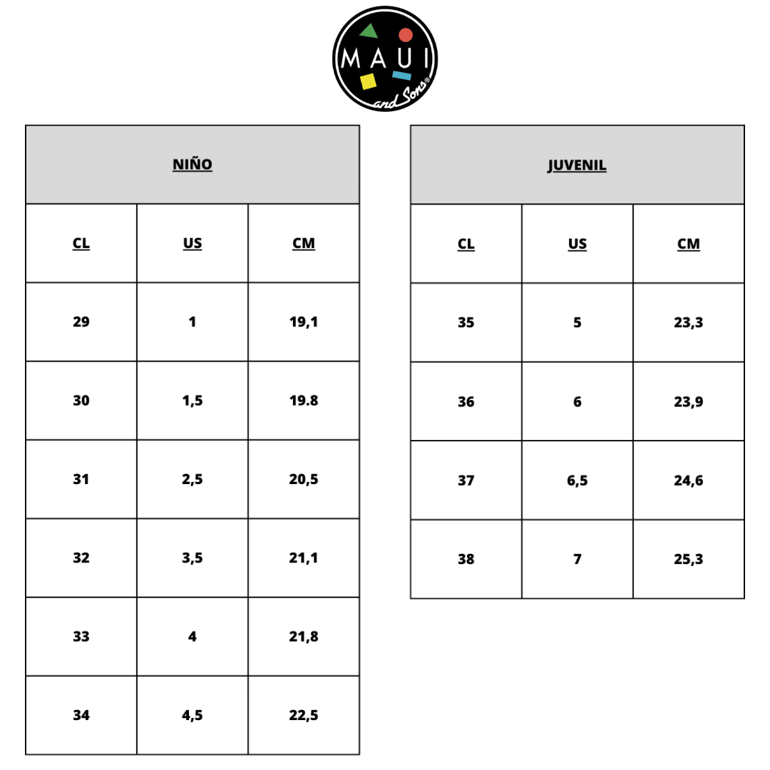 ZAPATILLAS MAUI ESCOLAR OLINDA INFANTIL | 5CE121 MAUI 29 - CalzadosPaola