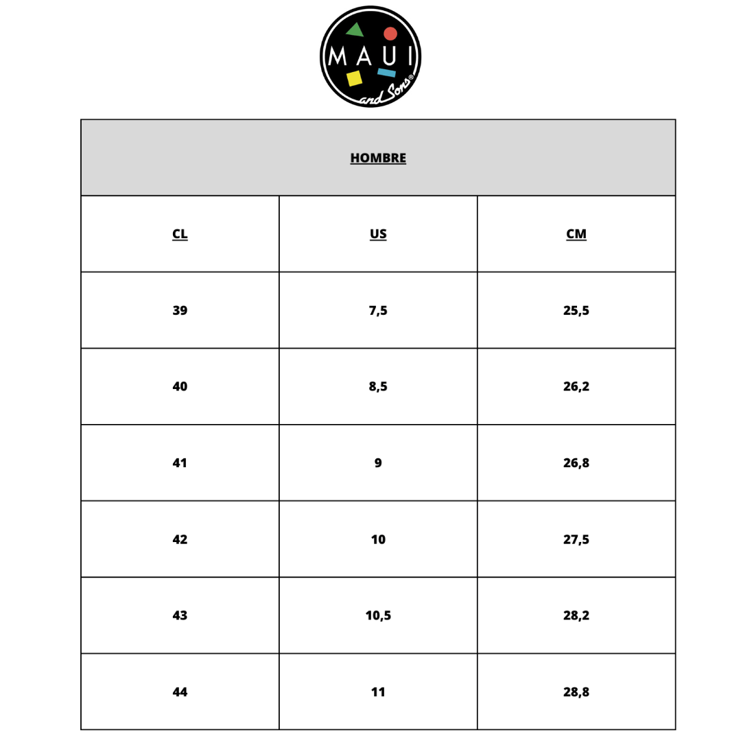 ZAPATILLAS MAUI OLINDA ESCOLARES HOMBRE | 5CE154 MAUI 44 - CalzadosPaola
