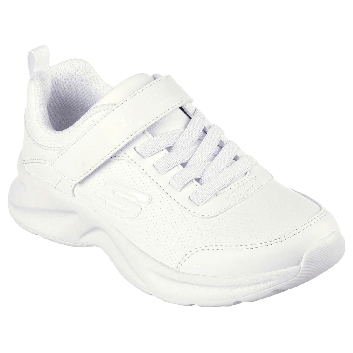 ZAPATILLAS SKECHERS ESCOLAR DYNAMATIC | 302629L - WHT SKECHERS 26 - CalzadosPaola