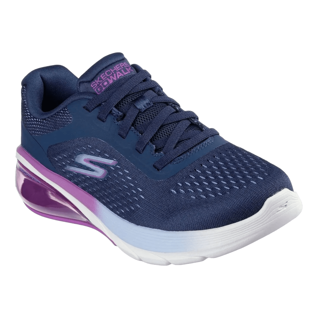 ZAPATILLAS SKECHERS GO WALK AIR 3.0 AZUL MARINO (MUJER) | 124375 - NVPR SKECHERS 36 - CalzadosPaola