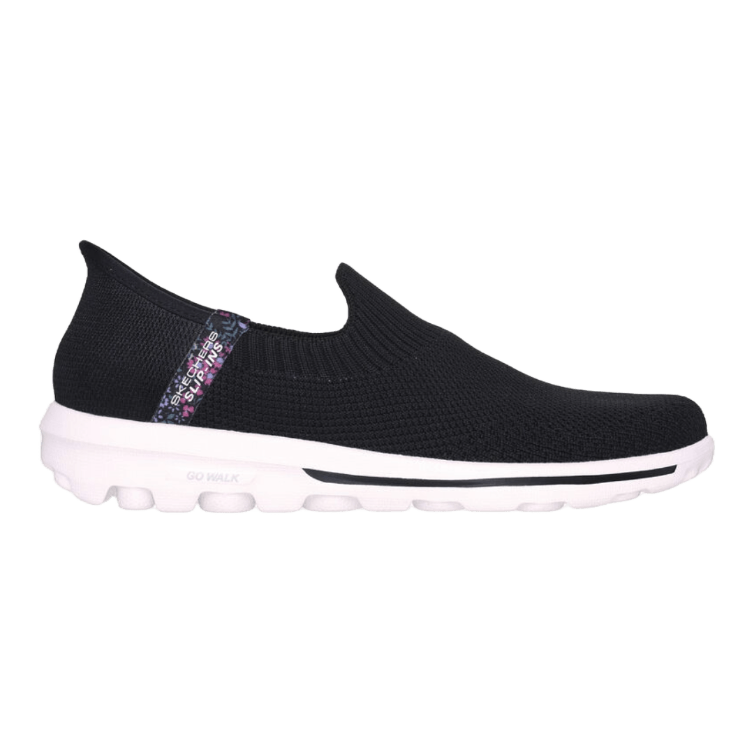 ZAPATILLAS SKECHERS SLIP - INS: TAHITI SUNSET NEGRAS (MUJER) | 124799 - BLK SKECHERS 35 - CalzadosPaola