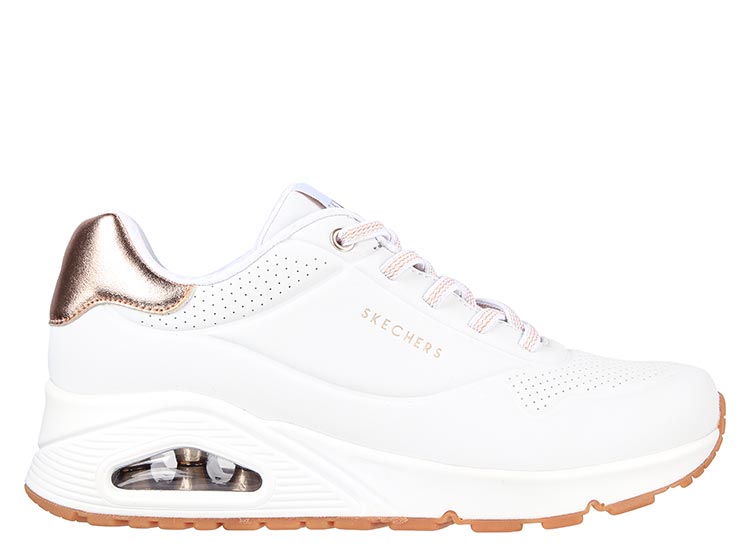 ZAPATILLAS SKECHERS [UNO] SHIMMER AWAY (MUJER) | 155196 - WHT SKECHERS 40 - CalzadosPaola