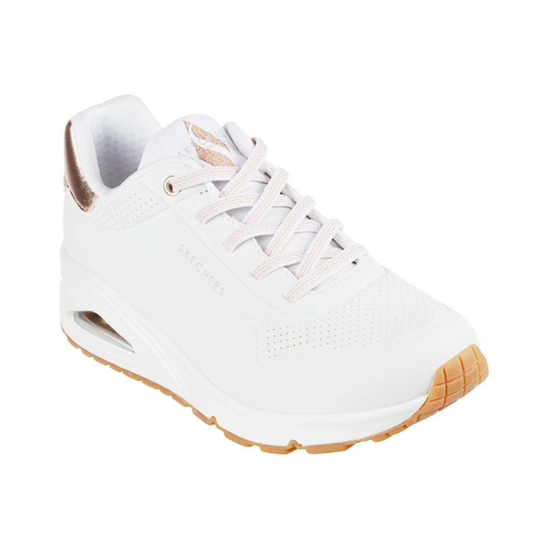 ZAPATILLAS SKECHERS [UNO] SHIMMER AWAY (MUJER) | 155196 - WHT SKECHERS 40 - CalzadosPaola