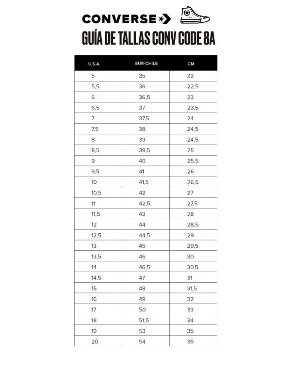 ZAPATILLAS URBANAS CONVERSE ALL STAR LIFT MUJER | 560251C - 102 CONVERSE 36 CL / 5.5 US / 22.5 CM - CalzadosPaola
