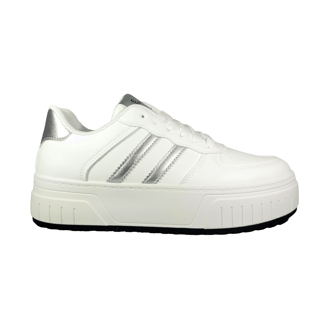 ZAPATILLAS URBANAS SKATER BLANCO MUJER | 772 - 0615 SKATER 35 - CalzadosPaola