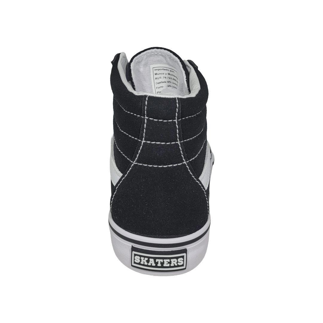 ZAPATILLAS URBANAS SKATERS LONA CAÑA ALTA MUJER | 728 - 1400 SKATERS 40 - CalzadosPaola