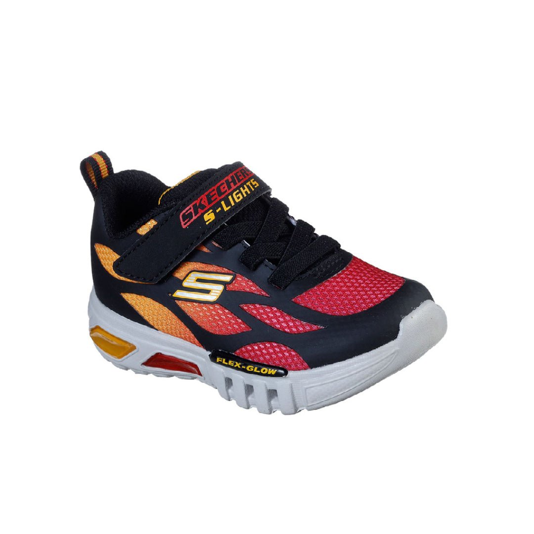 ZAPATILLAS URBANAS SKECHERS FLEX GLOW DEZLOM BEBES | 400016N - BKRD SKECHERS 25 - CalzadosPaola