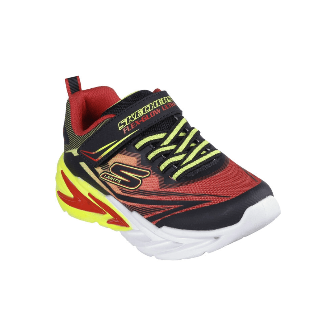 ZAPATILLAS URBANAS SKECHERS FLEX GLOW INFANTIL | 400139L - BKRD SKECHERS 26 - CalzadosPaola