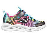 ZAPATILLAS URBANAS SKECHERS LIGHTS TWISTY BRIGHTS INFANTIL | 302321L - BKMT SKECHERS 33 - CalzadosPaola