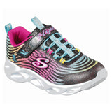 ZAPATILLAS URBANAS SKECHERS LIGHTS TWISTY BRIGHTS INFANTIL | 302321L - BKMT SKECHERS 33 - CalzadosPaola