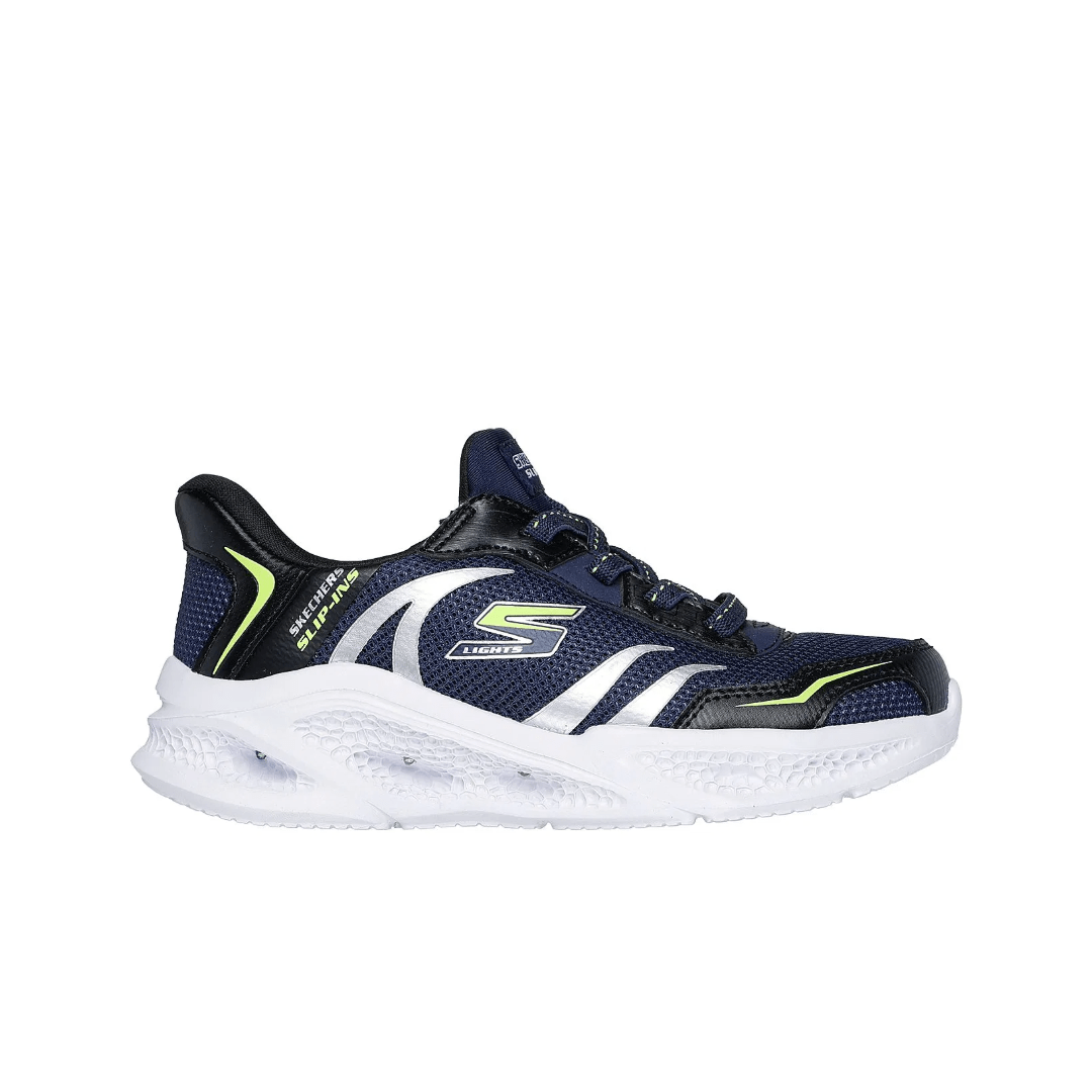 ZAPATILLAS URBANAS SKECHERS METEORS LIGHTS INFANTIL | 403848L - NVBK SKECHERS 26 - CalzadosPaola