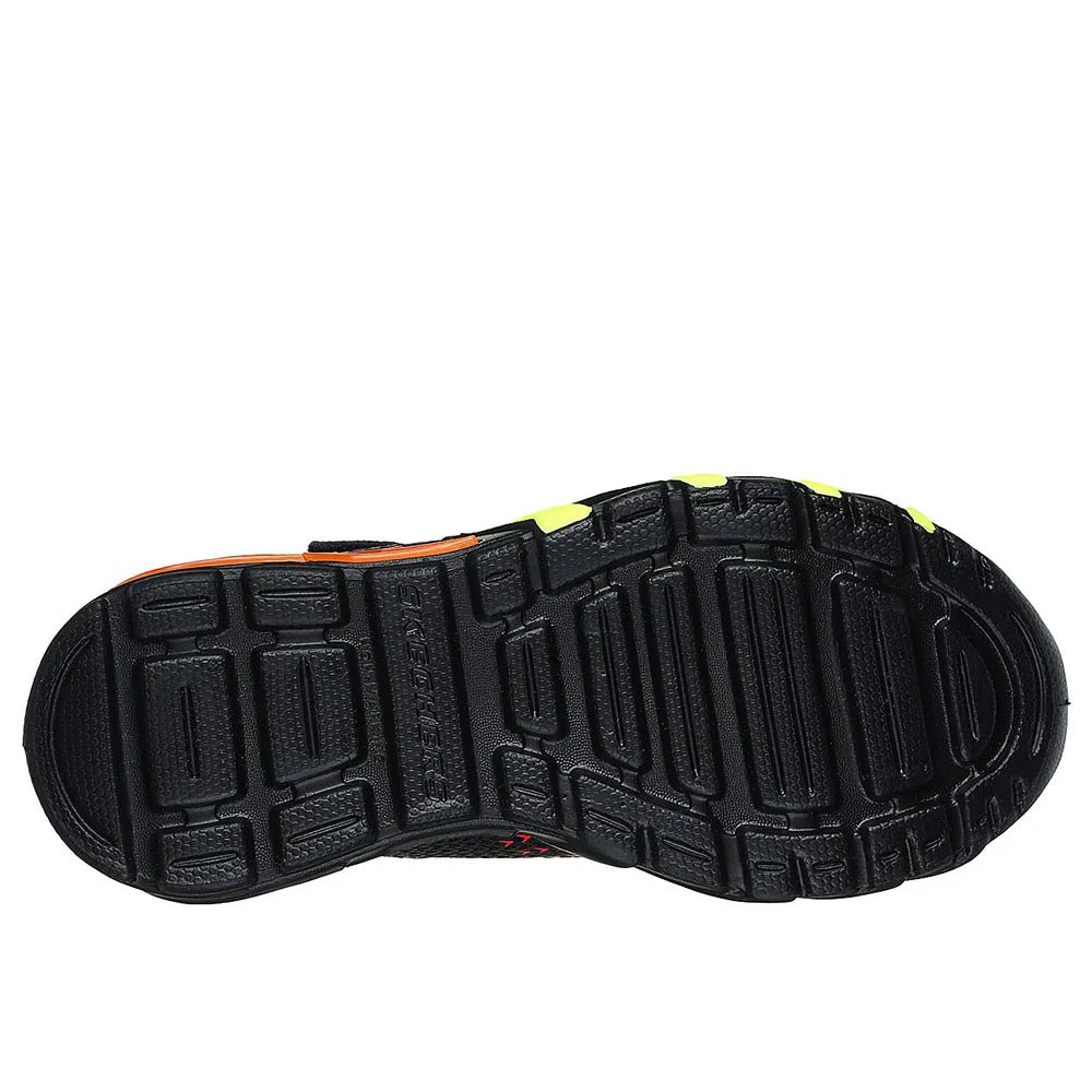 ZAPATILLAS URBANAS SKECHERS S - LIGHTS FLEX GLOW BOLT INFANTIL | 400138L - BKRD SKECHERS 33 - CalzadosPaola