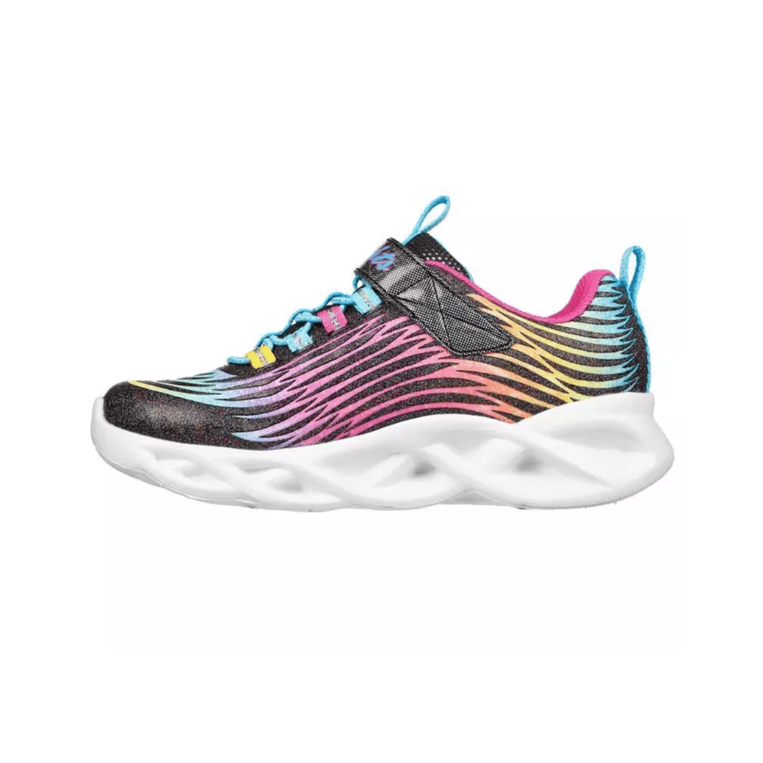 ZAPATILLAS URBANAS SKECHERS TWISTY BRIGHTS MYSTICAL BLISS INFANTIL (CON LUCES) | 302321L - BKMT SKECHERS 26 - CalzadosPaola