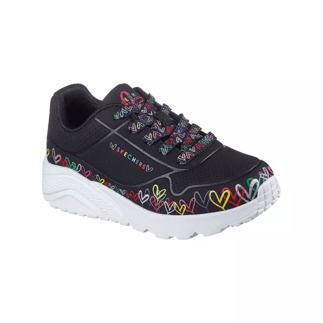 ZAPATILLAS URBANAS SKECHERS UNO LITE INFANTIL 314089L - BKMT SKECHERS 34 - CalzadosPaola
