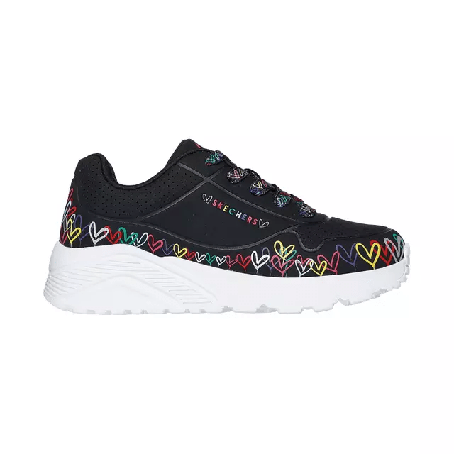 ZAPATILLAS URBANAS SKECHERS UNO LITE INFANTIL 314089L - BKMT SKECHERS 34 - CalzadosPaola