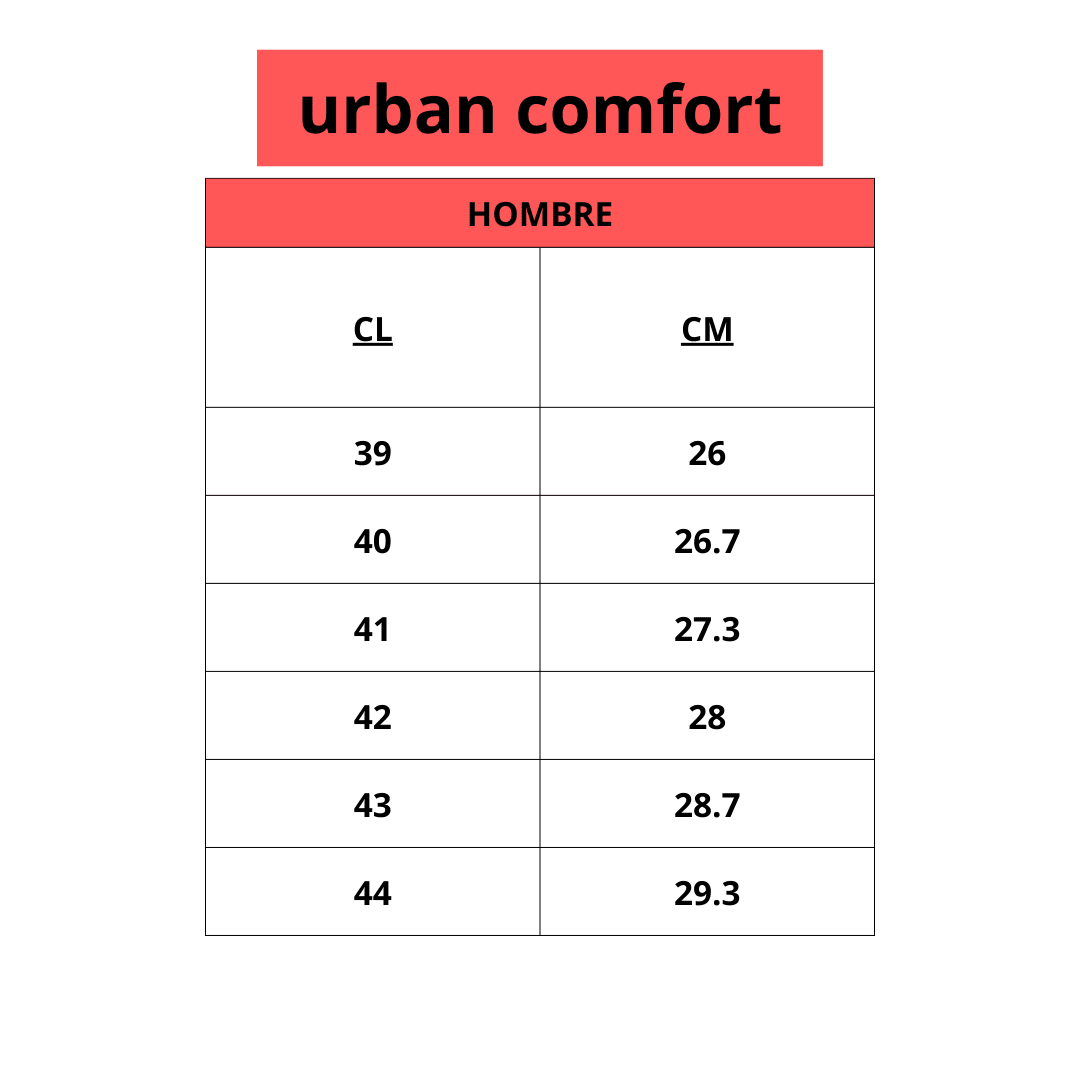 ZAPATO DESCANSO URBAN COMFORT HOMBRE | 502 - 11 URBAN COMFORT 44 - CalzadosPaola