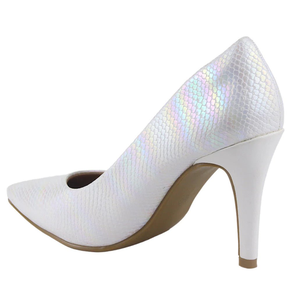 Zapato Stilleto Chalada White 5 - CLORA - 60 CHALADA 39 - CalzadosPaola