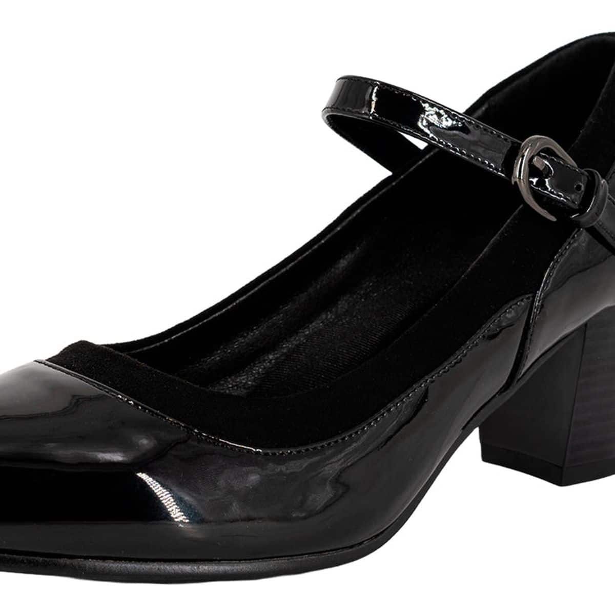 ZAPATOS ALQUIMIA 35/40 DE CUECA NEGRO CHAROL 3368 - 20 ALQUIMIA 35 - CalzadosPaola