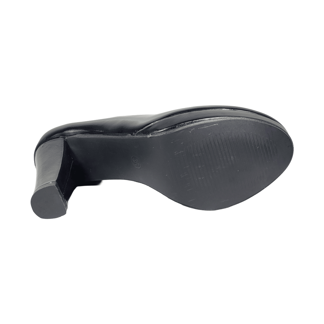 ZAPATOS CASUALES BONNY FRANCO NEGRO CHAROL MUJER | 403 - 0343 BONNY FRANCO 35 - CalzadosPaola