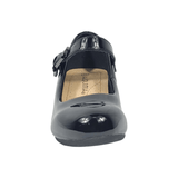 ZAPATOS DE CUECA ALQUIMIA NEGRO CHAROL INFANTIL 2334 - 20 ALQUIMIA 33 - CalzadosPaola