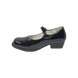 ZAPATOS DE CUECA ALQUIMIA NEGRO CHAROL INFANTIL 3073 - 02 ALQUIMIA 31 - CalzadosPaola