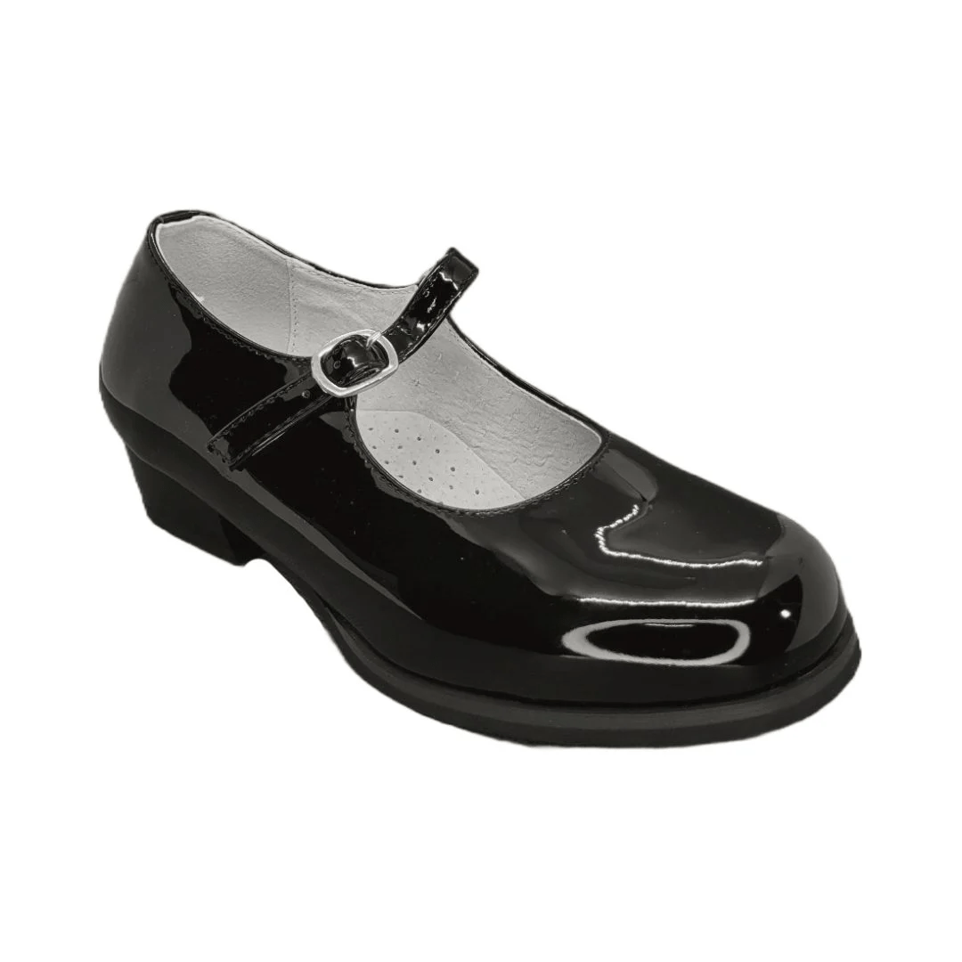 ZAPATOS DE CUECA ALQUIMIA NEGRO CHAROL MUJER | 3073 ALQUIMIA 34 - CalzadosPaola