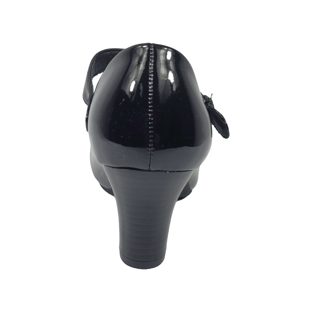 ZAPATOS DE CUECA ALQUIMIA NEGRO CHAROL MUJER | 3334 - 20 ALQUIMIA 36 - CalzadosPaola