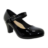 ZAPATOS DE CUECA ALQUIMIA NEGRO CHAROL MUJER | 3334 ALQUIMIA 41 - CalzadosPaola