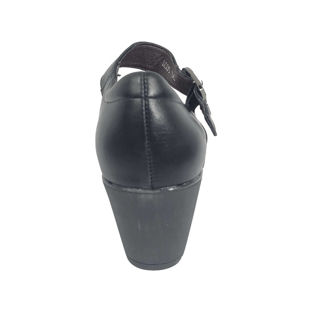 ZAPATOS DE CUECA HUALUNAOTE NEGRO MUJER A005 HUALUNAOTE 36 - CalzadosPaola