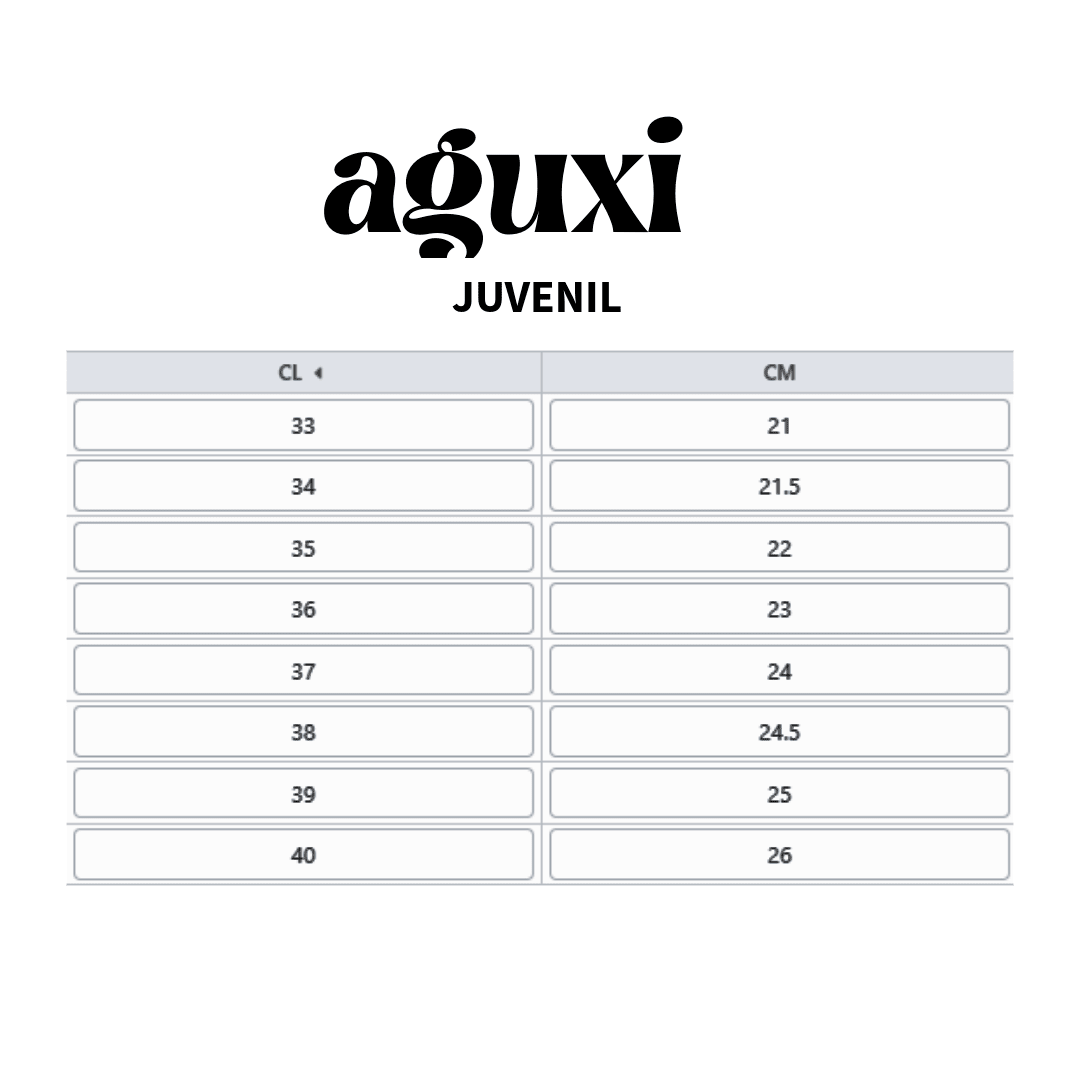 ZAPATOS FORMALES AGUXI NEGRO JUVENIL | 1712/1 AGUXI 35 CL / 22 CM - CalzadosPaola